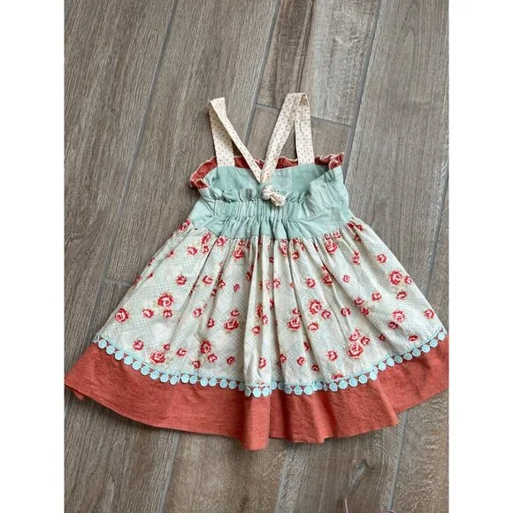 Persnickety Betsey Floral Halter Knot Top Sz 3 Years - Picture 2 of 7